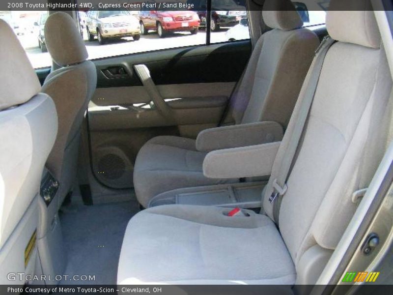 Cypress Green Pearl / Sand Beige 2008 Toyota Highlander 4WD