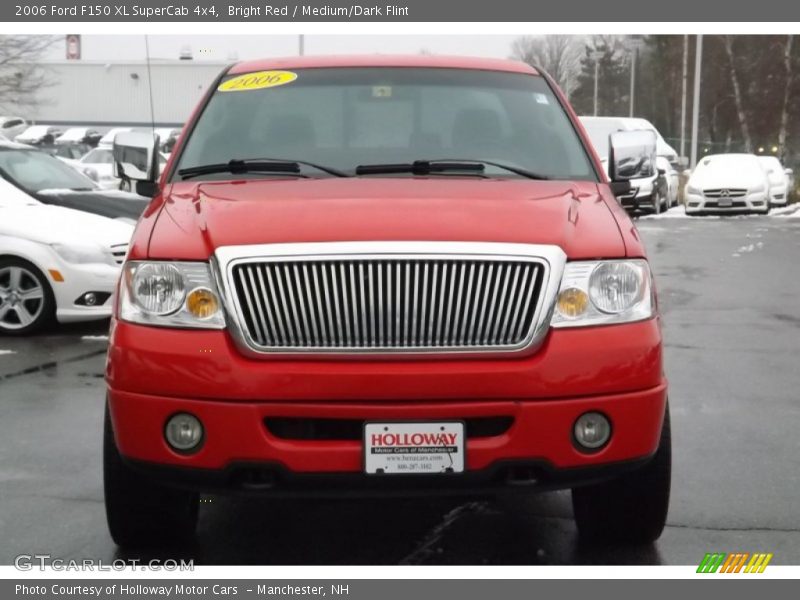 Bright Red / Medium/Dark Flint 2006 Ford F150 XL SuperCab 4x4