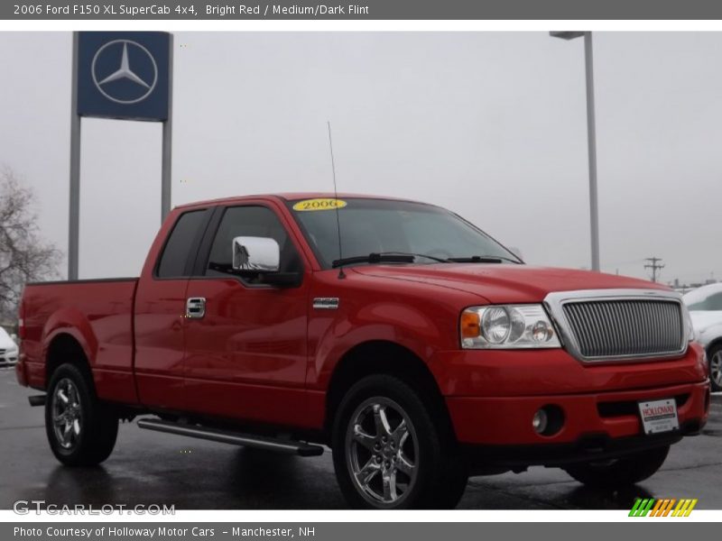 Bright Red / Medium/Dark Flint 2006 Ford F150 XL SuperCab 4x4