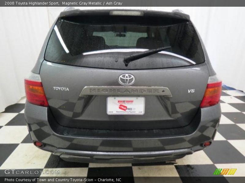 Magnetic Gray Metallic / Ash Gray 2008 Toyota Highlander Sport