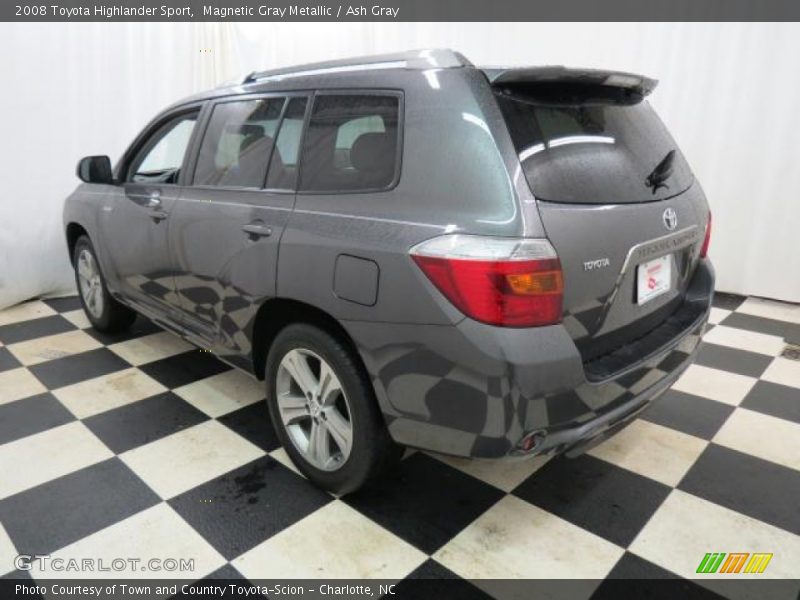 Magnetic Gray Metallic / Ash Gray 2008 Toyota Highlander Sport