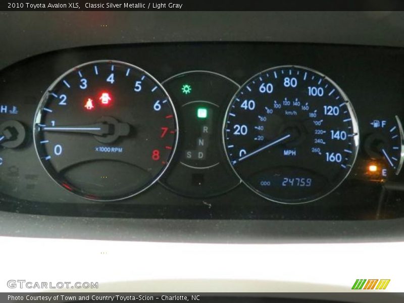 Classic Silver Metallic / Light Gray 2010 Toyota Avalon XLS