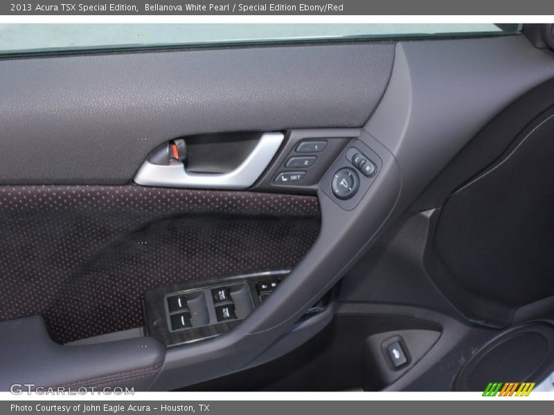 Bellanova White Pearl / Special Edition Ebony/Red 2013 Acura TSX Special Edition