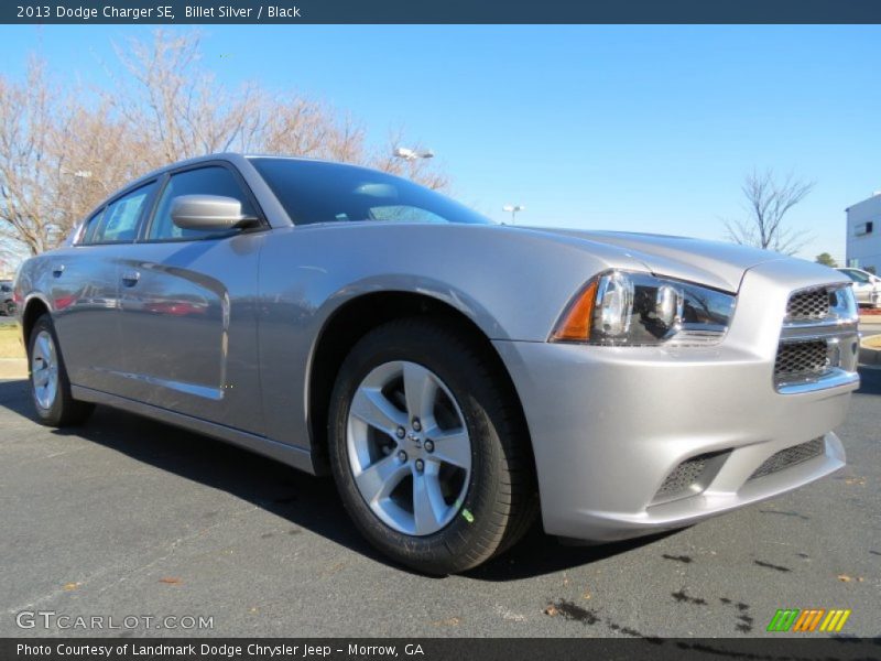 Billet Silver / Black 2013 Dodge Charger SE