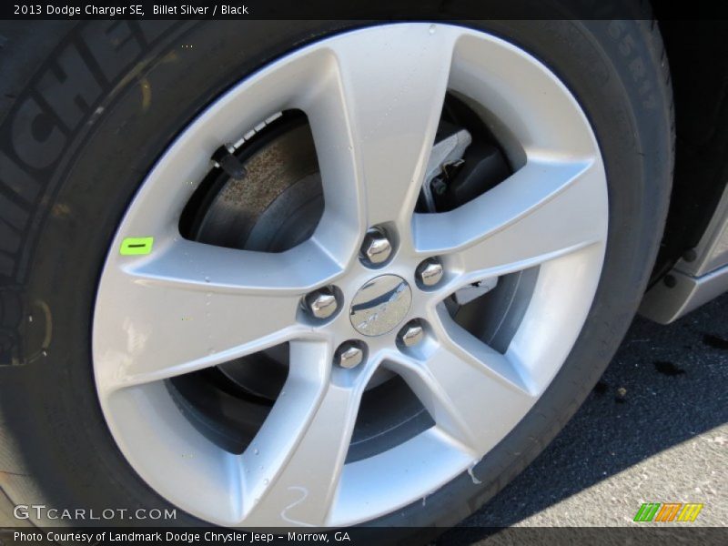 Billet Silver / Black 2013 Dodge Charger SE