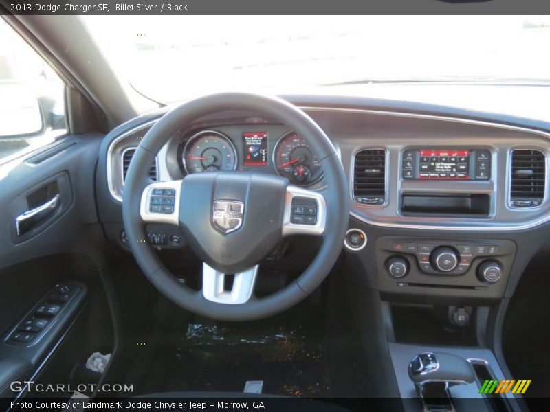 Billet Silver / Black 2013 Dodge Charger SE