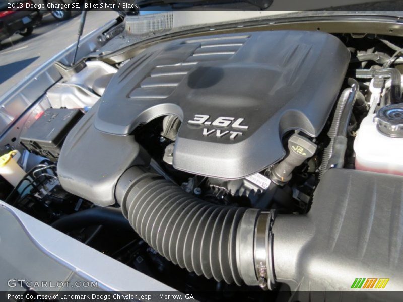 Billet Silver / Black 2013 Dodge Charger SE