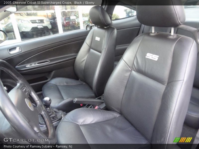 Front Seat of 2005 Cobalt SS Supercharged Coupe