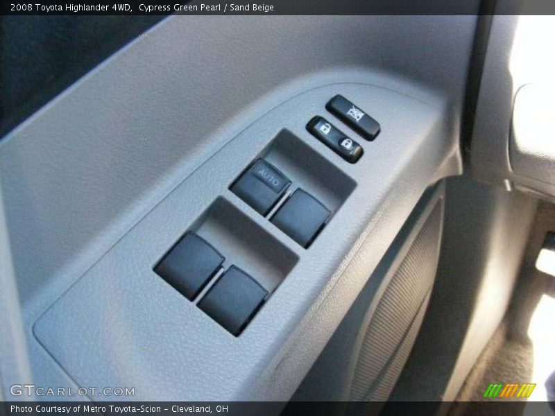 Cypress Green Pearl / Sand Beige 2008 Toyota Highlander 4WD