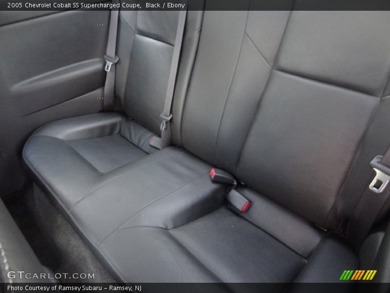 Rear Seat of 2005 Cobalt SS Supercharged Coupe