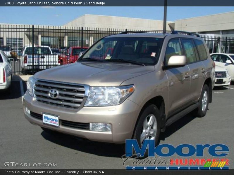 Sonora Gold Pearl / Sand Beige 2008 Toyota Land Cruiser