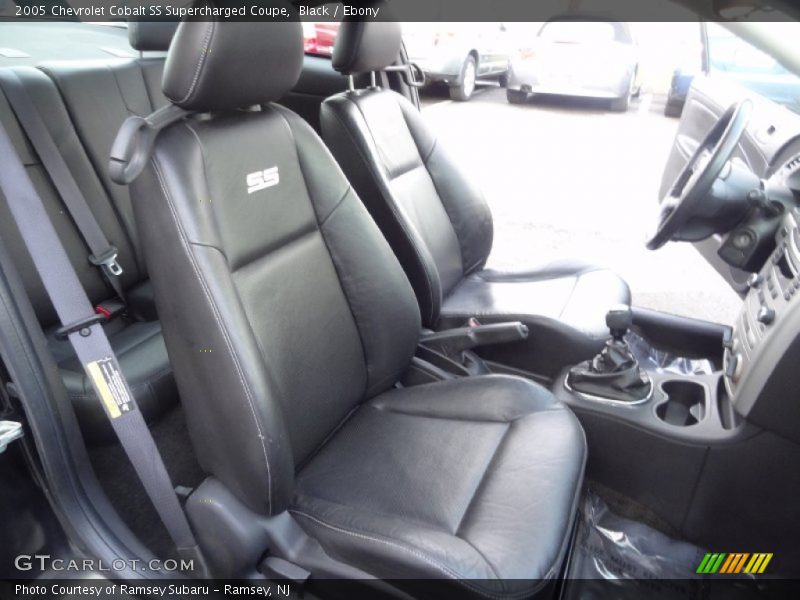 Front Seat of 2005 Cobalt SS Supercharged Coupe