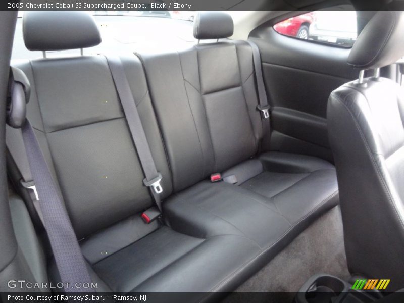 Rear Seat of 2005 Cobalt SS Supercharged Coupe