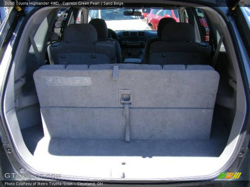 Cypress Green Pearl / Sand Beige 2008 Toyota Highlander 4WD