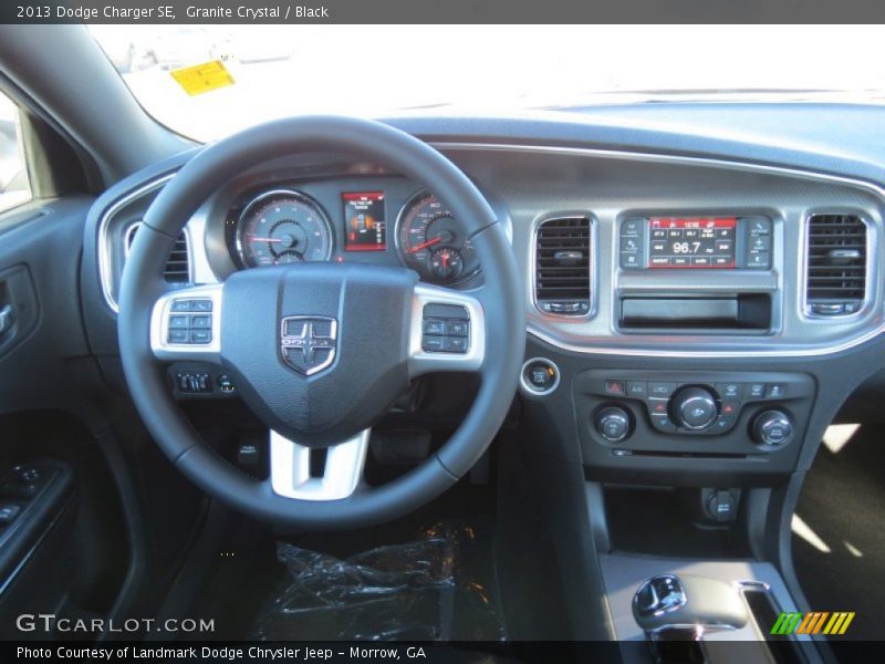 Granite Crystal / Black 2013 Dodge Charger SE