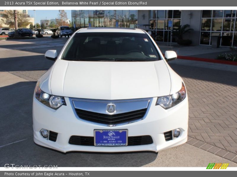 Bellanova White Pearl / Special Edition Ebony/Red 2013 Acura TSX Special Edition