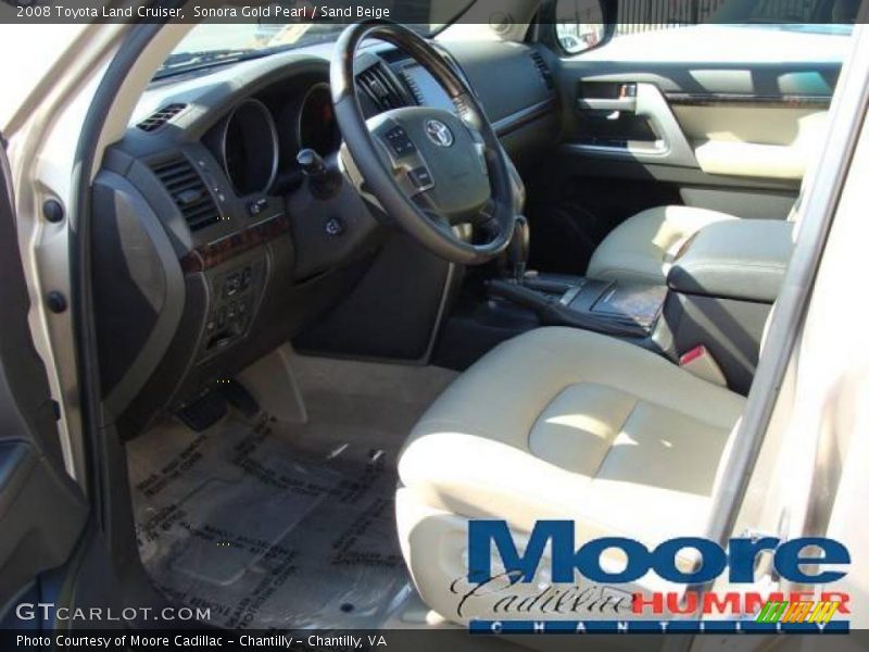 Sonora Gold Pearl / Sand Beige 2008 Toyota Land Cruiser