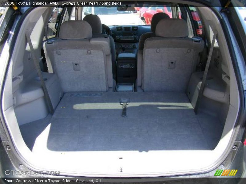 Cypress Green Pearl / Sand Beige 2008 Toyota Highlander 4WD