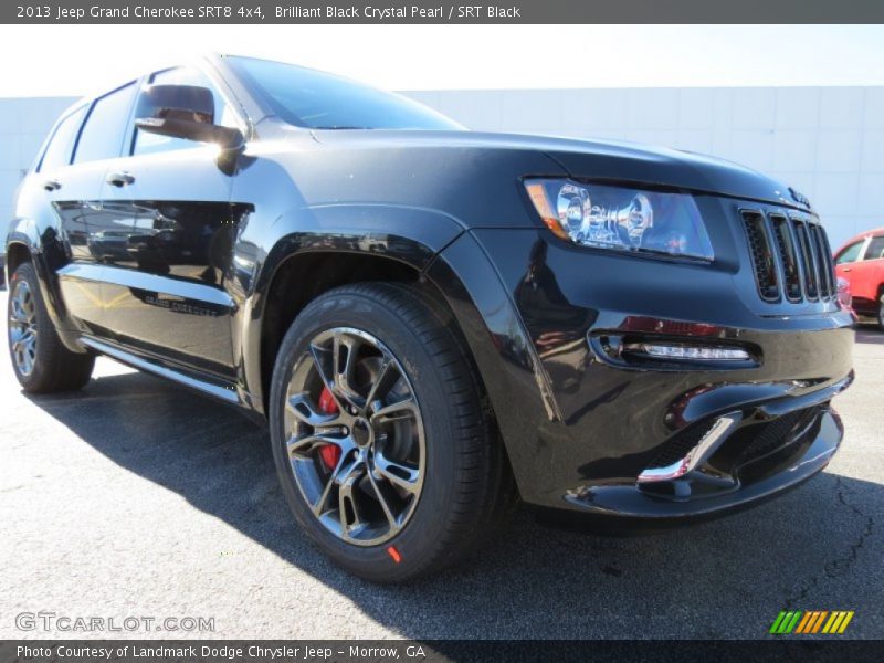 Brilliant Black Crystal Pearl / SRT Black 2013 Jeep Grand Cherokee SRT8 4x4
