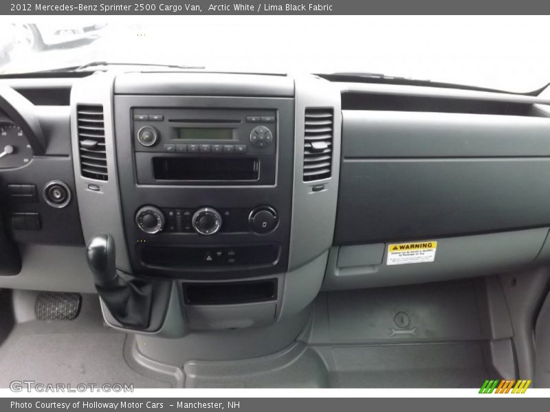 Controls of 2012 Sprinter 2500 Cargo Van