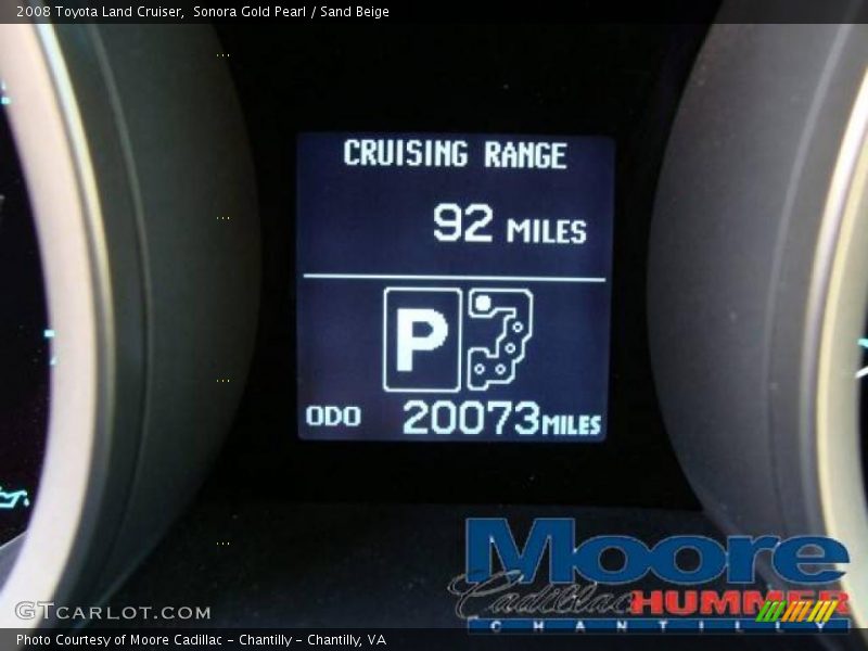 Sonora Gold Pearl / Sand Beige 2008 Toyota Land Cruiser