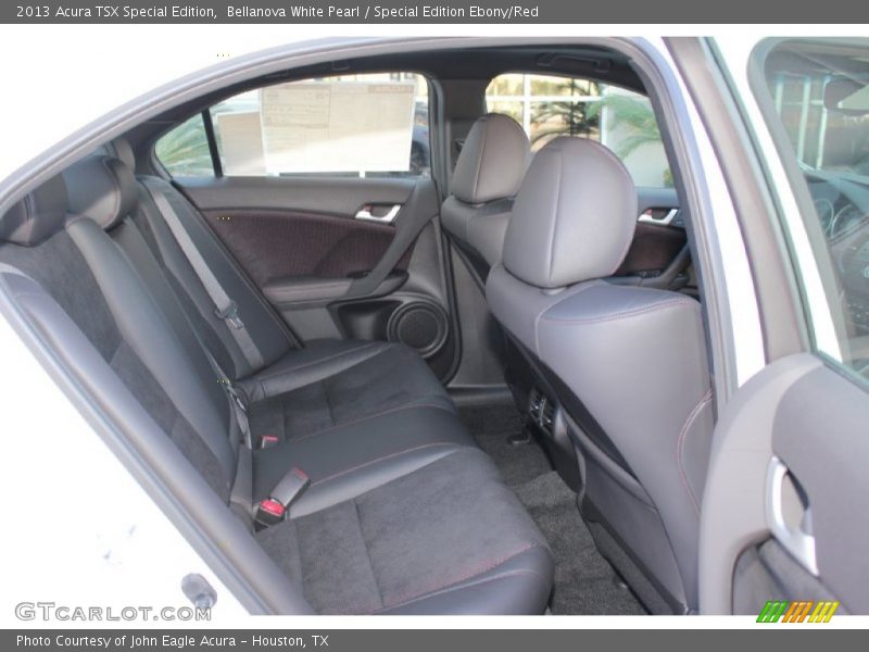 Rear Seat of 2013 TSX Special Edition