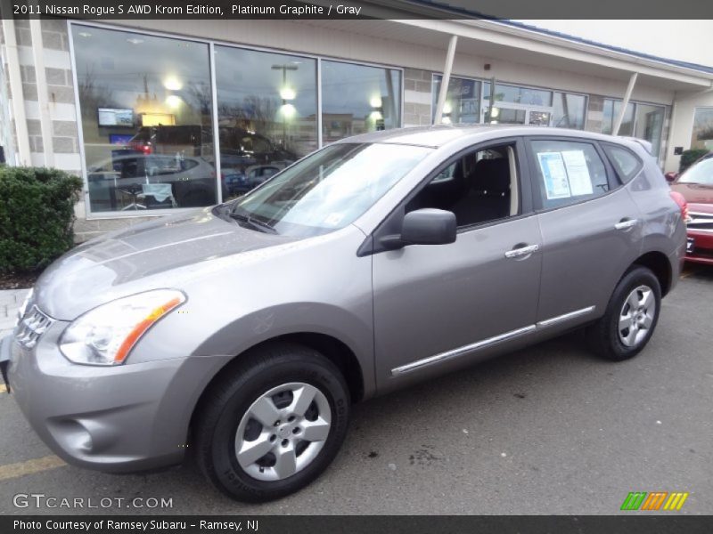 Platinum Graphite / Gray 2011 Nissan Rogue S AWD Krom Edition