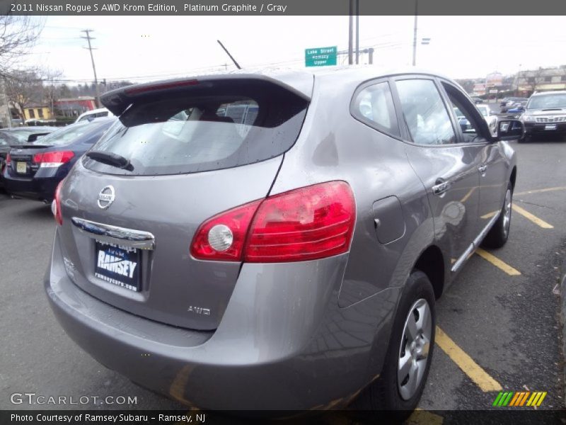 Platinum Graphite / Gray 2011 Nissan Rogue S AWD Krom Edition