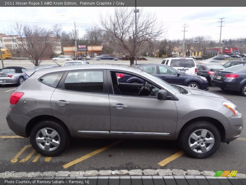 Platinum Graphite / Gray 2011 Nissan Rogue S AWD Krom Edition