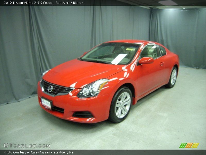 Red Alert / Blonde 2012 Nissan Altima 2.5 S Coupe