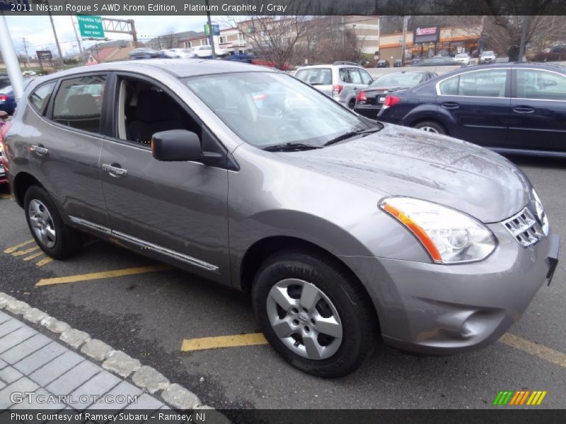 Platinum Graphite / Gray 2011 Nissan Rogue S AWD Krom Edition