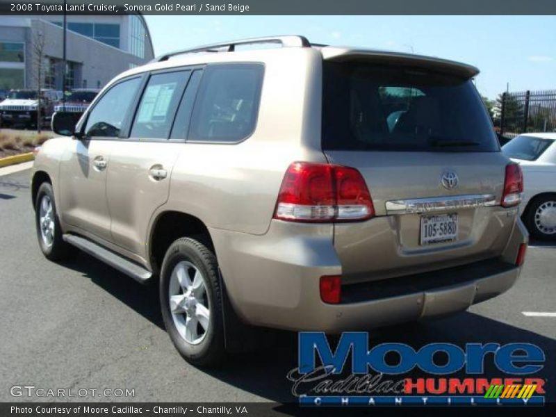 Sonora Gold Pearl / Sand Beige 2008 Toyota Land Cruiser