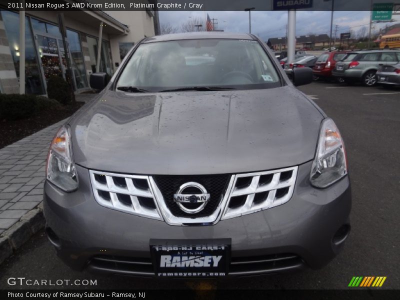 Platinum Graphite / Gray 2011 Nissan Rogue S AWD Krom Edition
