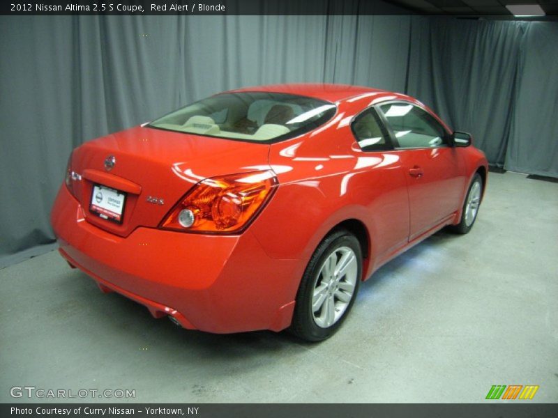 Red Alert / Blonde 2012 Nissan Altima 2.5 S Coupe