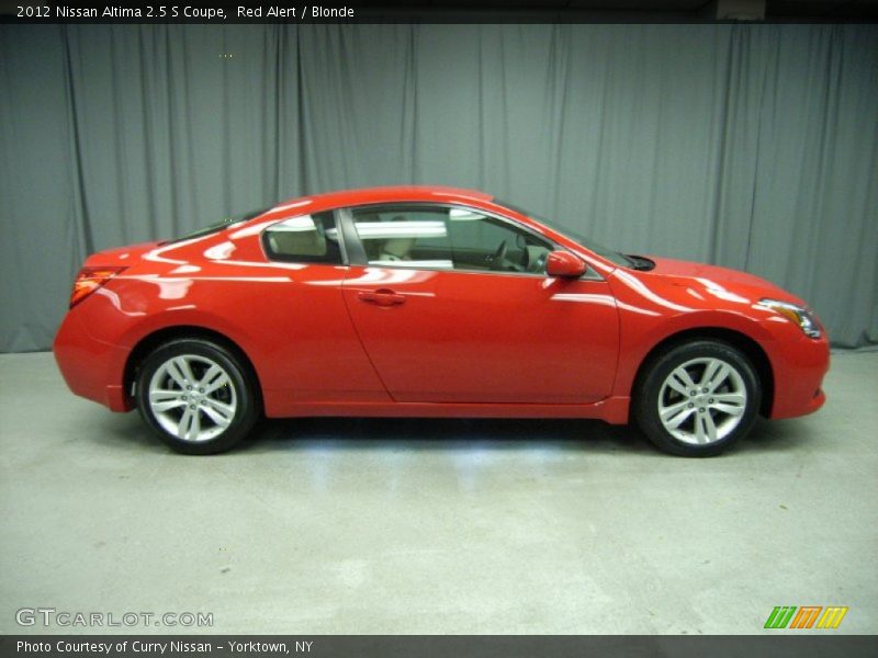 Red Alert / Blonde 2012 Nissan Altima 2.5 S Coupe