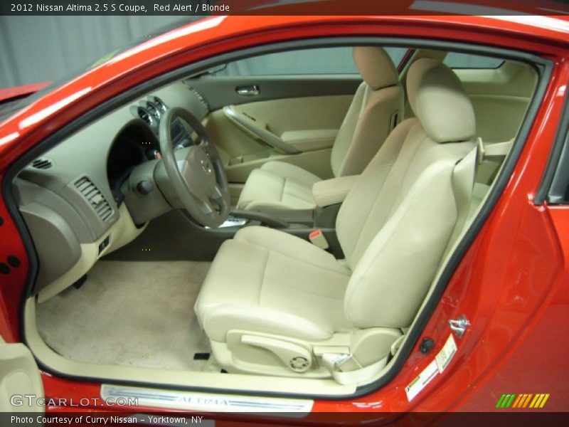 Red Alert / Blonde 2012 Nissan Altima 2.5 S Coupe