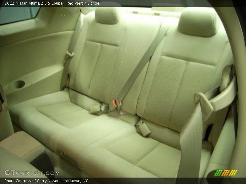 Red Alert / Blonde 2012 Nissan Altima 2.5 S Coupe
