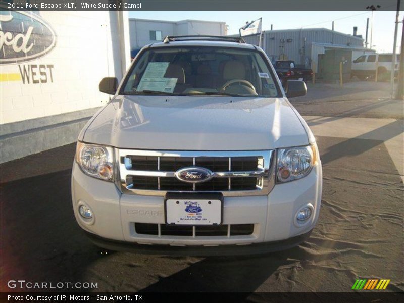 White Suede / Camel 2011 Ford Escape XLT