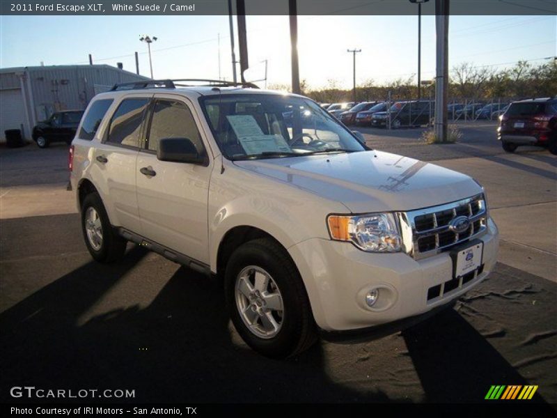 White Suede / Camel 2011 Ford Escape XLT