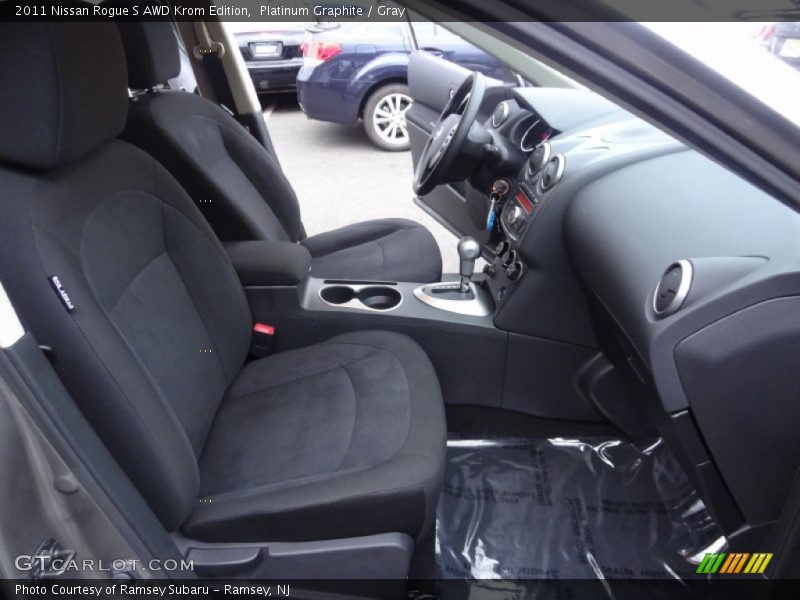 Platinum Graphite / Gray 2011 Nissan Rogue S AWD Krom Edition