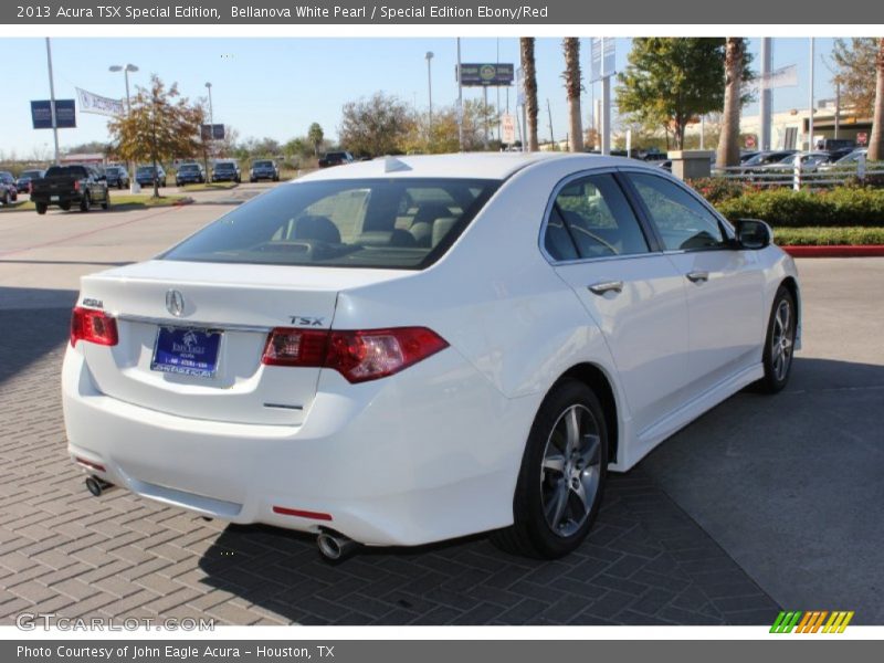 Bellanova White Pearl / Special Edition Ebony/Red 2013 Acura TSX Special Edition