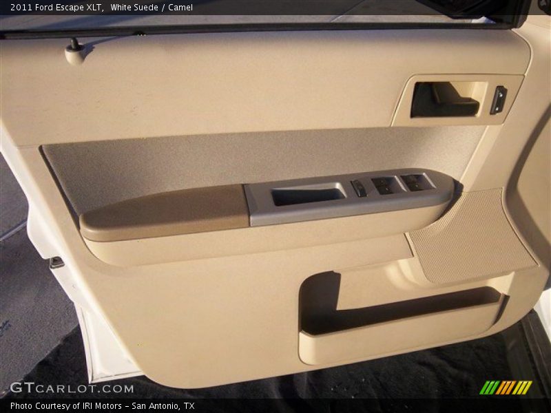 White Suede / Camel 2011 Ford Escape XLT
