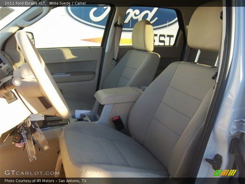 White Suede / Camel 2011 Ford Escape XLT