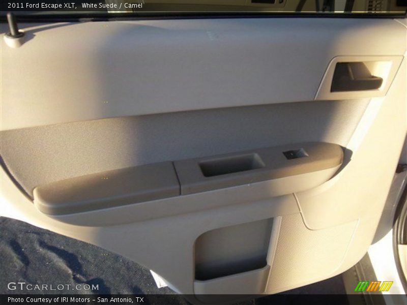 White Suede / Camel 2011 Ford Escape XLT