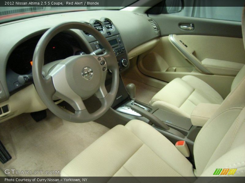 Red Alert / Blonde 2012 Nissan Altima 2.5 S Coupe