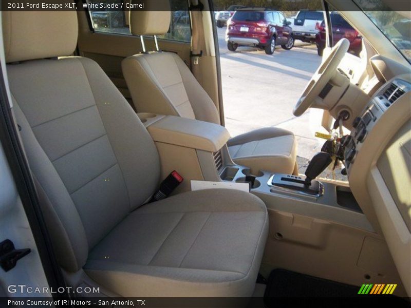 White Suede / Camel 2011 Ford Escape XLT