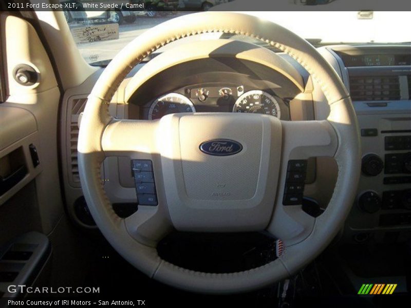 White Suede / Camel 2011 Ford Escape XLT