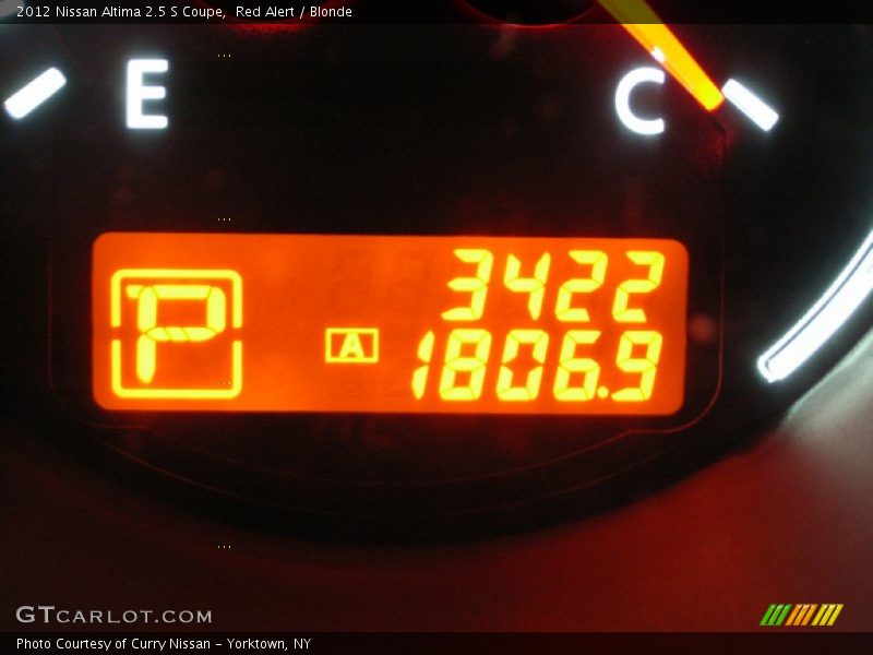 Red Alert / Blonde 2012 Nissan Altima 2.5 S Coupe