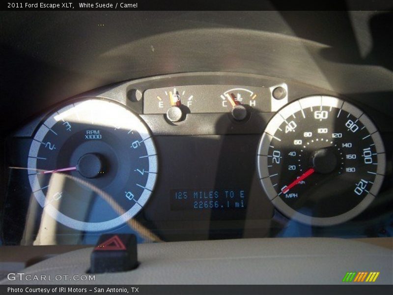 White Suede / Camel 2011 Ford Escape XLT