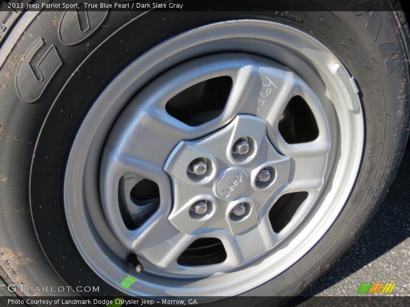 True Blue Pearl / Dark Slate Gray 2013 Jeep Patriot Sport